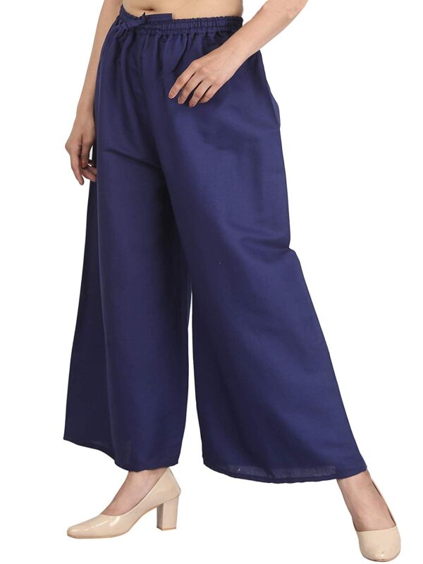 Navy Blue Plazzo