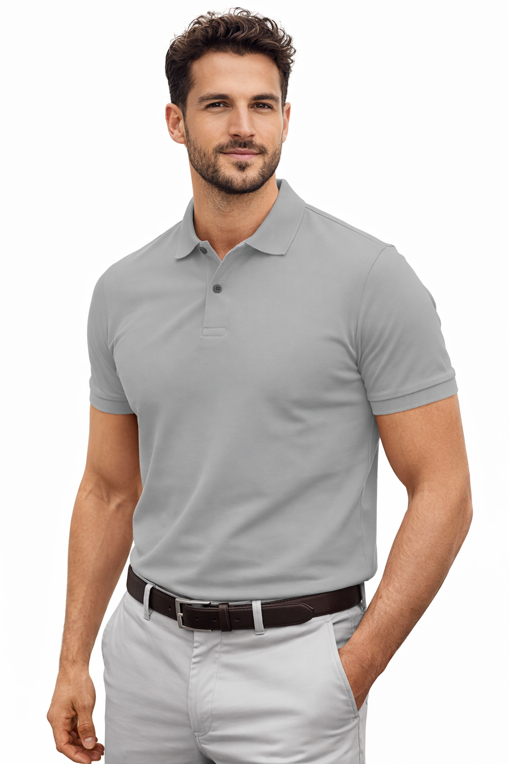 Premium Polo T-Shirt  Gray Colors | Cotton | Men’s Casual Wear|