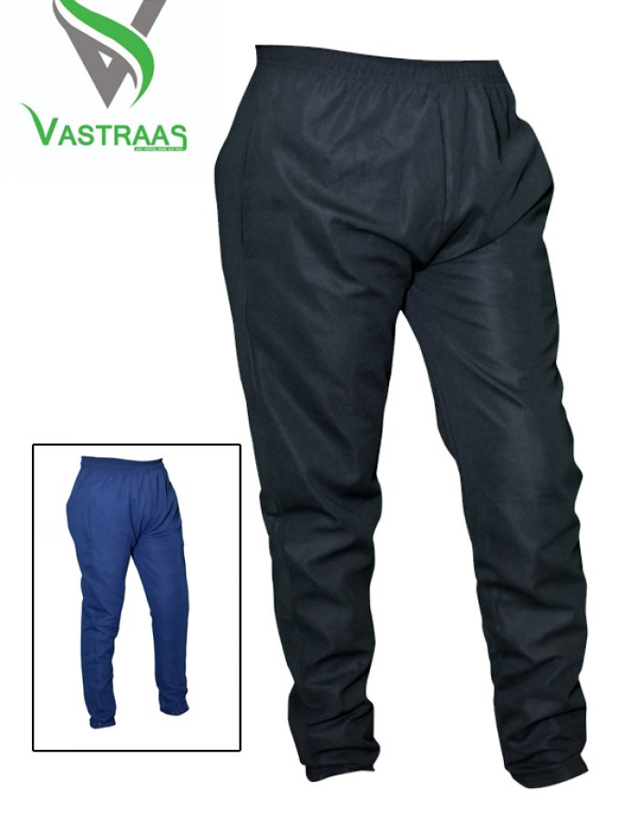 Vastraas Pack of 2 Solid Men’s Black & Blue Track Pants