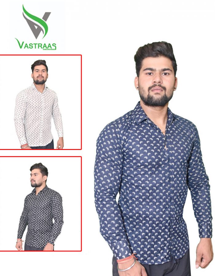 Vastraas Mens Super Slim Fit Checked Casual Shirt Combo