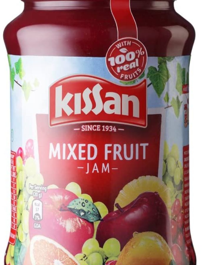 Kissan Mixed Fruit Jam, With 100% Real Fruit Ingredients, 500 g