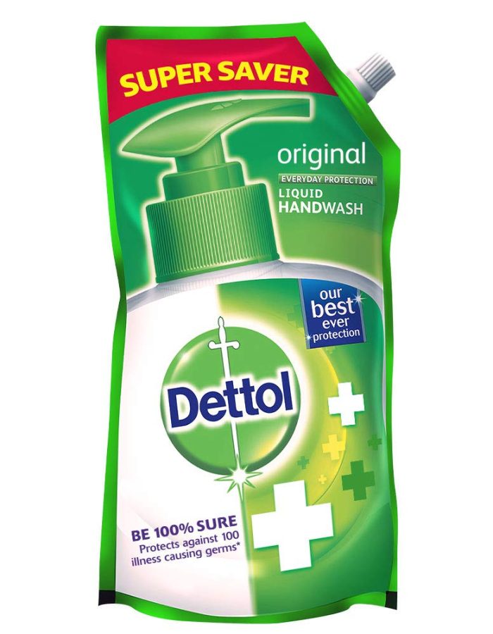Dettol Germ Protection Ph.Balanced Liquid Handwash Refill, Original, 750 ml