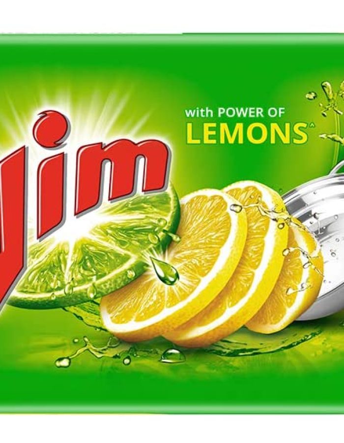 Vim Dishwash Bar Lemon, Removes Stain And Grease With Power Of Lemon, 200 g (Pack of 3)