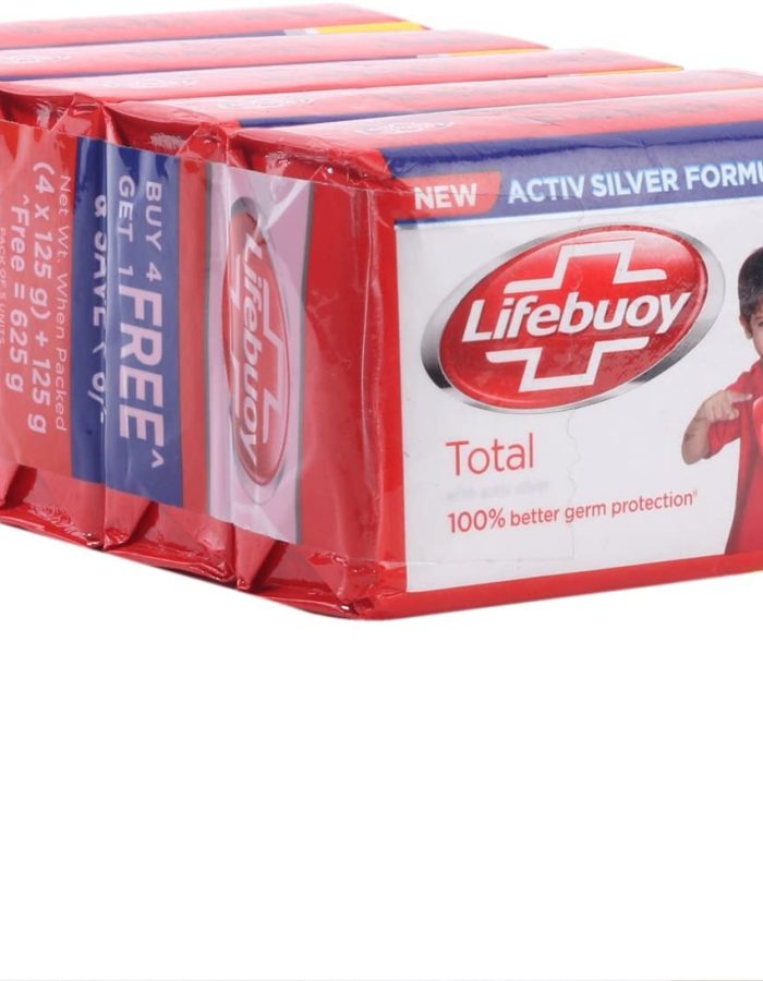 Lifebuoy Soap – Total, 4x125g Pack