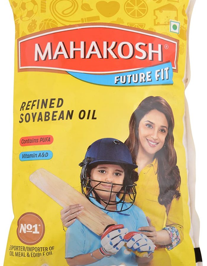 Mahakosh Future Fit Refined Soybean Oil, 1L Pouch