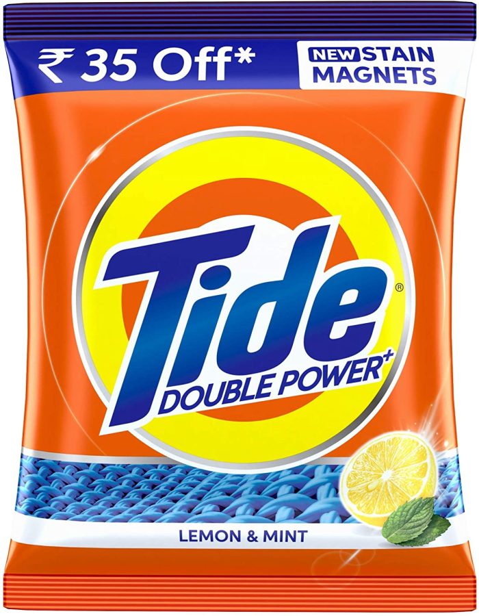 Tide Plus Detergent Washing Powder with double Power Lemon and Mint Pack – 1 kg