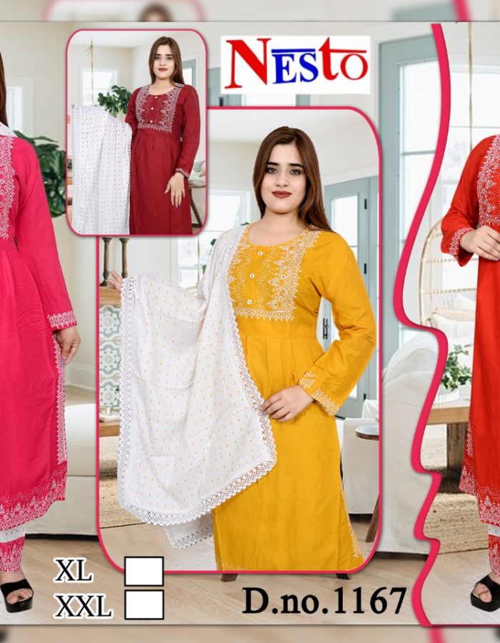Vastraas Unique Women’s Reyon Semi Stitched Anarkali Plazzo Suit