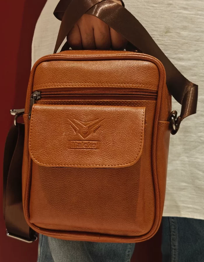 Yamaleko Crossbody Bag for Men Chest Bag for Ipad/Tablet Travel Office Business Messenger Shoulder Bag
