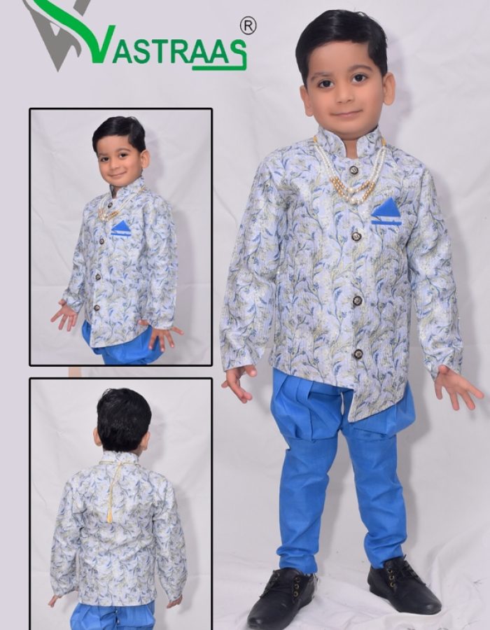 Vastraas Stylish Kids 3 Piece Ethnic Wear Baba Suit Boys