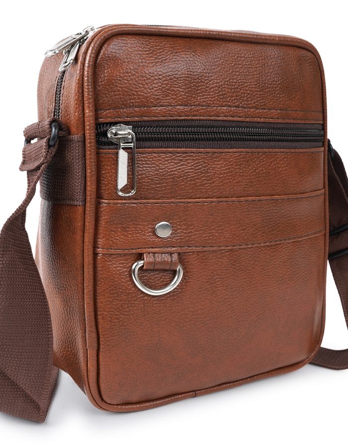 Vastraas Sling Messenger Bag Crossbody Bag for Men Chest Bag Side Bag Sling Bag for Ipad/Tablet Travel Office Business Messenger Shoulder Bag Money Bag for Men and Women